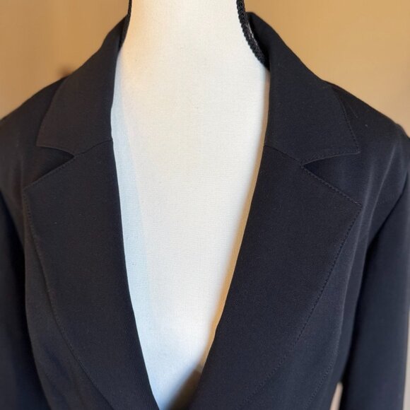 Tribal Suit Jacket Blazer double breasted black one button front embellishment - Picture 3 of 12